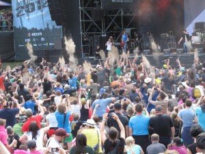 Beginn Staubbombe, Taubertal Festival 2012