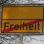 Ortsschild in Osterrode, Harz, Freiheit