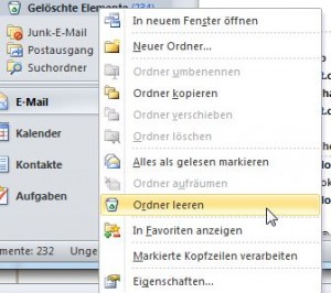Outlook-Papierkorb-leeren