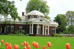Monticello, Virginia. Der Landsitz von Thomas Jefferson