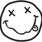 Nirvana-Smiley-black